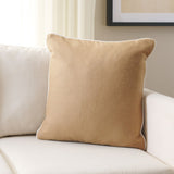 Safavieh Alaia, 18 X 18, Camel/Ivory, Wool Pillow Camel / Ivory PLS7223B-1818