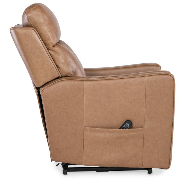 Hooker Furniture Thyme Seville Fawn Power Recliner With Zero Gravity, Adjustable Headrest, Lumbar & Lift Option RC605-PHLL4-080