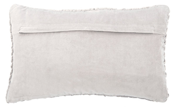 Safavieh Barlett Pillow XII23 Light Grey Cotton PLS878B-1818