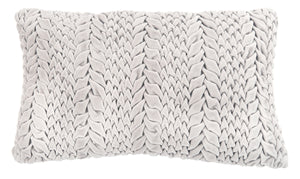 Safavieh Barlett Pillow XII23 Light Grey Cotton PLS878B-1818