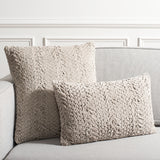 Safavieh Barlett Pillow XII23 Light Grey Cotton PLS878B-1818