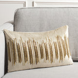 Safavieh Deston Darling Pillow XII23 Beige/ Gold/Copper Viscose/Cotton PLS880A-2424