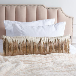 Safavieh Deston Darling Pillow XII23 Beige/ Gold/Copper Viscose/Cotton PLS880A-2424