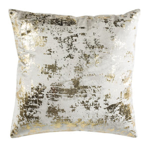 Safavieh Edmee Metallic Pillow XII23 Beige/Gold Viscose/Cotton PLS881A-2424