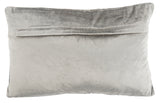 Safavieh Edmee Metallic Pillow XII23 Light Grey/Silver Viscose/Cotton PLS881B-2424