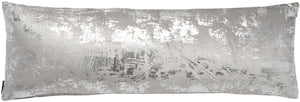 Safavieh Edmee Metallic Pillow XII23 Light Grey/Silver Viscose/Cotton PLS881B-2424