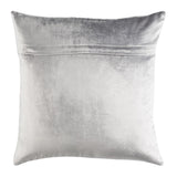Safavieh Edmee Metallic Pillow XII23 Light Grey/Silver Viscose/Cotton PLS881B-2424