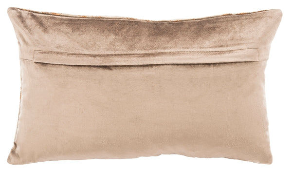 Safavieh Edmee Metallic Pillow XII23 Potato Brown/Copper Viscose/Cotton PLS881C-2424