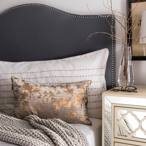 Safavieh Edmee Metallic Pillow XII23 Potato Brown/Copper Viscose/Cotton PLS881C-2424