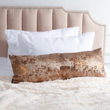 Safavieh Edmee Metallic Pillow XII23 Potato Brown/Copper Viscose/Cotton PLS881C-2424