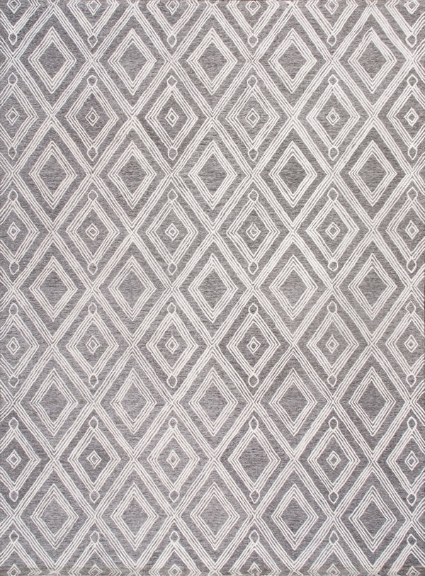 Pasargad Home Modern Hand-tufted Bamboo Silk & Wool Area Rug - Elegant Abstract Design For Sophisticated Spaces   Plt-1624 12x15