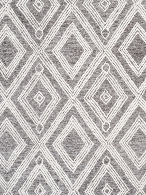 Pasargad Home Modern Hand-tufted Bamboo Silk & Wool Area Rug - Elegant Abstract Design For Sophisticated Spaces   Plt-1624 12x15