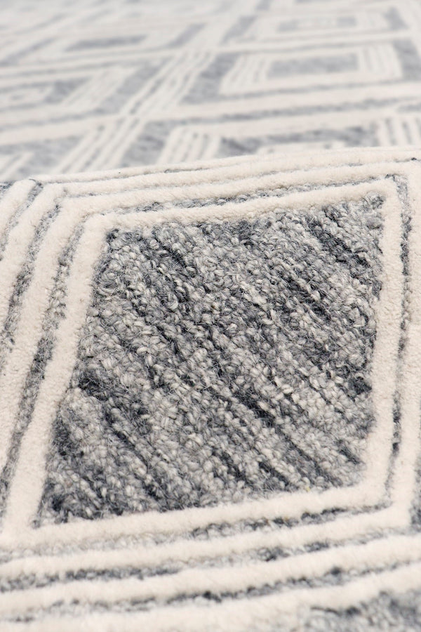 Pasargad Home Modern Hand-tufted Bamboo Silk & Wool Area Rug - Elegant Abstract Design For Sophisticated Spaces   Plt-1624 12x15