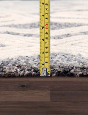 Pasargad Home Modern Hand-tufted Bamboo Silk & Wool Area Rug - Elegant Abstract Design For Sophisticated Spaces   Plt-1624 12x15