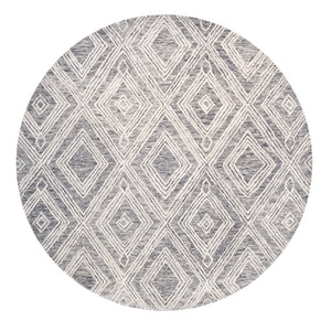 Pasargad Home Modern Hand-tufted Bamboo Silk & Wool Area Rug - Elegant Abstract Design For Sophisticated Spaces   Plt-1624rnd 6