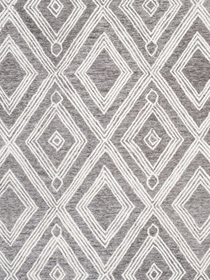 Pasargad Home Modern Hand-tufted Bamboo Silk & Wool Area Rug - Elegant Abstract Design For Sophisticated Spaces   Plt-1624rnd 6