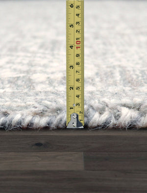 Pasargad Home Modern Hand-tufted Bamboo Silk & Wool Area Rug - Elegant Abstract Design For Sophisticated Spaces   Plt-5116 5x8