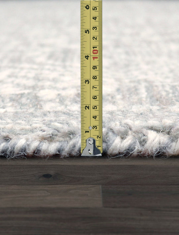 Pasargad Home Modern Hand-tufted Bamboo Silk & Wool Area Rug - Elegant Abstract Design For Sophisticated Spaces   Plt-5116 5x8