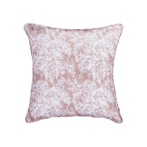 Block Print 20x20 Hand-Printed Reversible Pillow in 100% Cotton PLW036 Elk Home