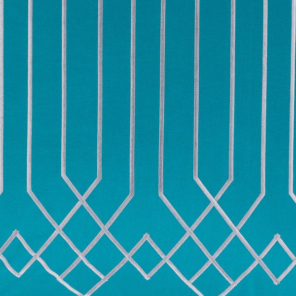 Surya Plaza 26"W X 26"L Cotton Sham From The Plaza Collection - Modern Style For A Chic Decor Update! Blue Cotton,Cotton Plz4002-es