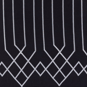 Surya Plaza 26"W X 26"L Cotton Sham From The Plaza Collection - Modern Style For A Chic Decor Update! Black Cotton,Cotton Plz4003-es