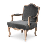 Chloe Velvet Upholstered Arm Chair