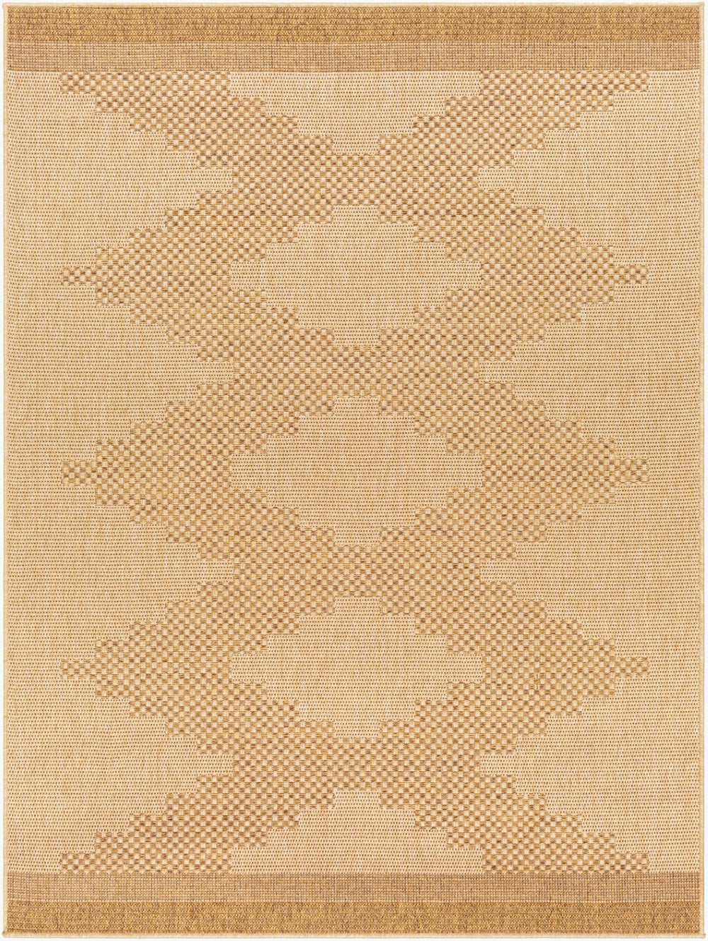 Livabliss Pismo Beach Flatweave Polypropylene Area Rug for Indoor Outdoor High Traffic Spaces Tan, Amber 9'2" x 12' PMB2301-9212