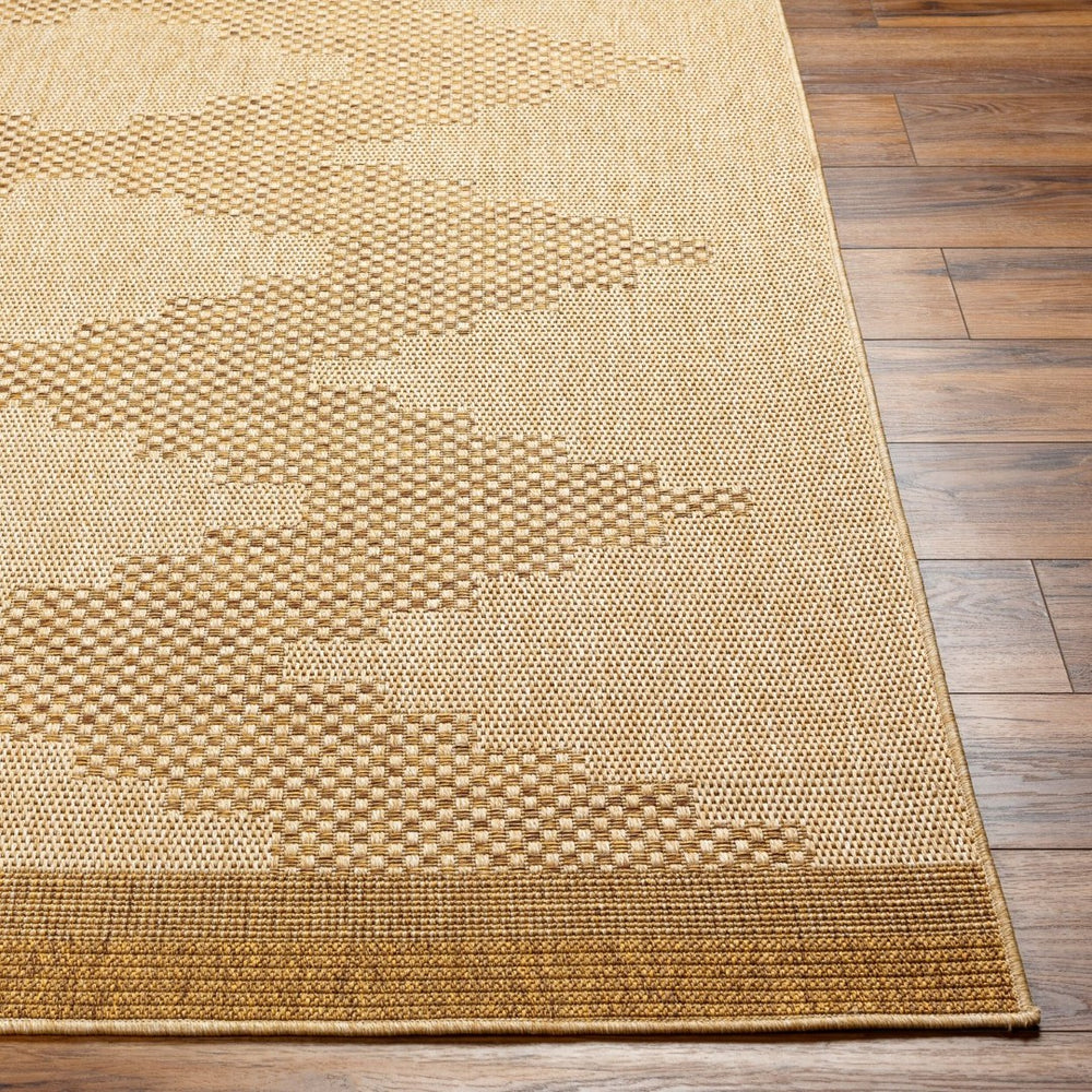 Livabliss Pismo Beach Flatweave Polypropylene Area Rug for Indoor Outdoor High Traffic Spaces Tan, Amber 9'2" x 12' PMB2301-9212