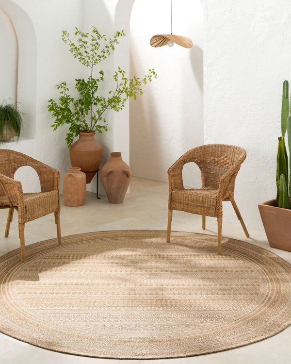 Livabliss Pismo Flatweave Polypropylene Area Rug for High Traffic Dining and Entryway Spaces PMB2306-710RD