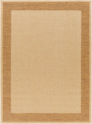 Livabliss Pismo Beach Flatweave Polypropylene Indoor Outdoor Rug for Entryways and Patios Amber, Tan 2' x 2'11" PMB2309-23