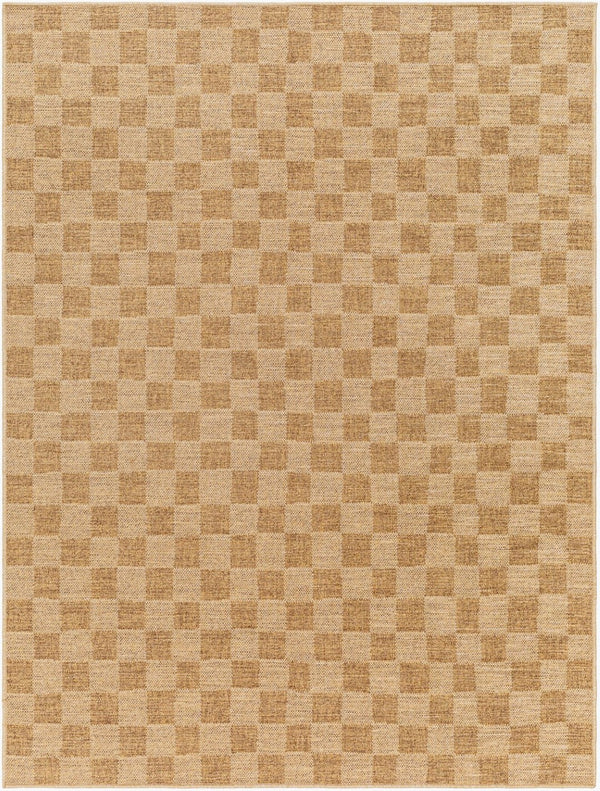 Livabliss Pismo Beach Outdoor Polypropylene Rug Uv Resistant Patio Balcony Machine Woven Amber, Tan 9'2" x 12' PMB2310-9212