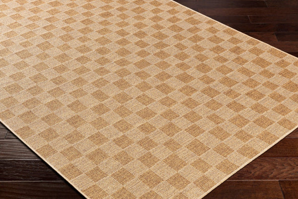 Livabliss Pismo Beach Outdoor Polypropylene Rug Uv Resistant Patio Balcony Machine Woven Amber, Tan 9'2" x 12' PMB2310-9212