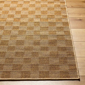 Livabliss Pismo Beach Outdoor Polypropylene Rug Uv Resistant Patio Balcony Machine Woven Amber, Tan 9'2" x 12' PMB2310-9212