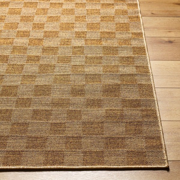 Livabliss Pismo Beach Outdoor Polypropylene Rug Uv Resistant Patio Balcony Machine Woven Amber, Tan 9'2" x 12' PMB2310-9212