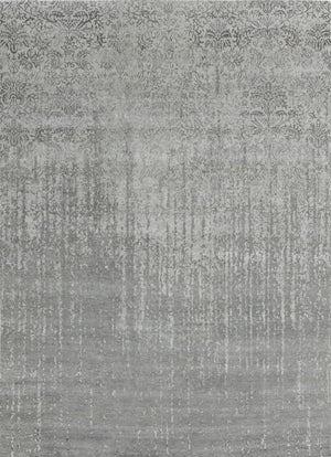 Pasargad Home Transitional Collection Hand-knotted Silk & Wool Area Rug For Modern Elegance   Pmd-825c 8x10