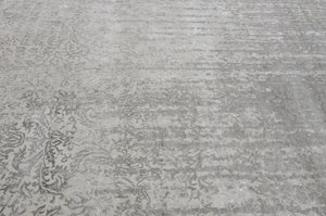 Pasargad Home Transitional Collection Hand-knotted Silk & Wool Area Rug For Modern Elegance   Pmd-825c 8x10