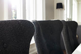 Bernhardt Silhouette Side Chair in Dark Fabric 307547