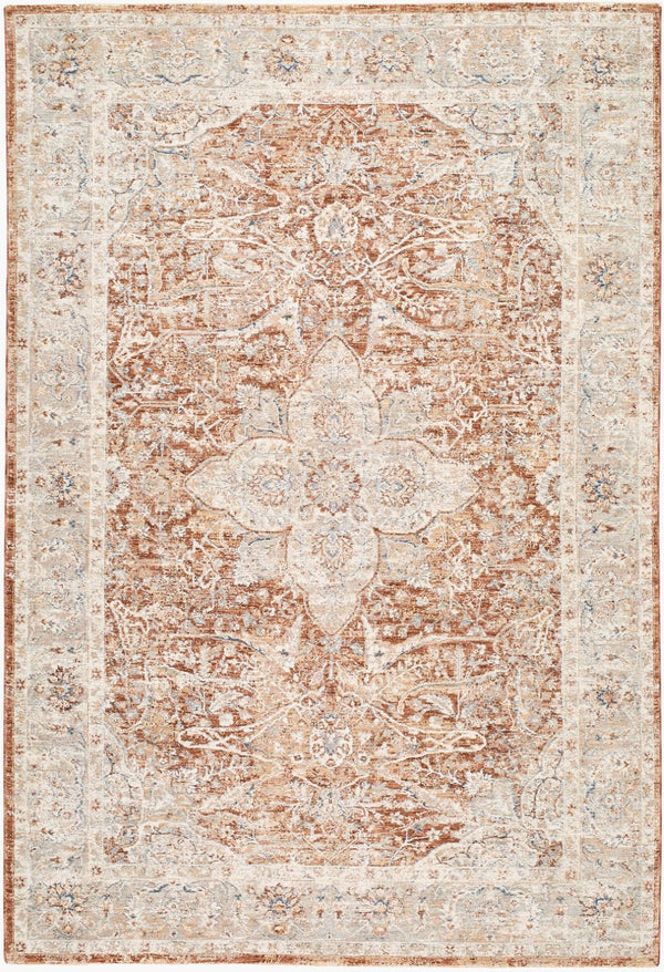 Livabliss Poem Turkish Inspired Classical Motif Polyester Area Rug for Living and Dining Rooms Ivory, Beige 10' x 13'11" PME2311-101311