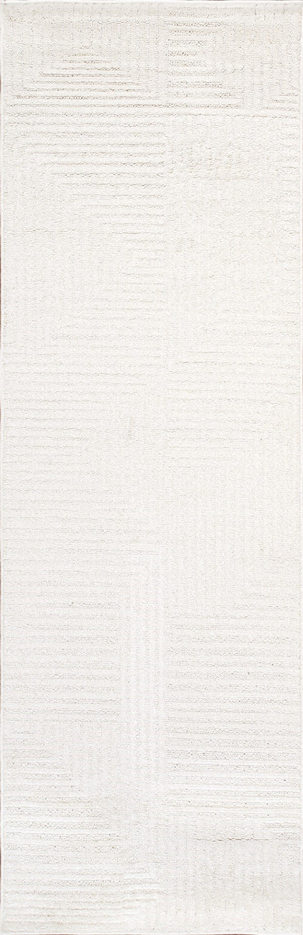 Pasargad Sutton Luxury Power Loom Striped Area Rug - Elegant Contemporary Design For Any Space   Pmf-551iv 2.07x8