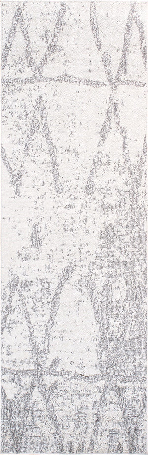 Pasargad Sutton Luxury Power Loom Striped Area Rug - Elegant Contemporary Design For Any Space   Pmf-757ig 2.07x8