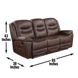 Steve Silver Stetson Manual Motion Sofa w SN850S