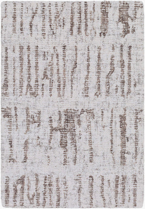 Surya Primal Pml-1000 2' X 3' Luxurious Handmade New Zealand Wool & Viscose Rug For Modern Homes Gray Nz Wool,Viscose Pml1000-23