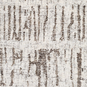 Surya Primal Pml-1000 2' X 3' Luxurious Handmade New Zealand Wool & Viscose Rug For Modern Homes Gray Nz Wool,Viscose Pml1000-23