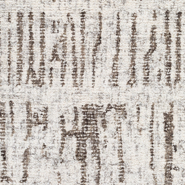 Surya Primal Pml-1000 2' X 3' Luxurious Handmade New Zealand Wool & Viscose Rug For Modern Homes Gray Nz Wool,Viscose Pml1000-23