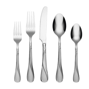 Lenox Cambridge Rue Sand 20-Piece Flatware Set NO COLOR METAL 420420CBW12