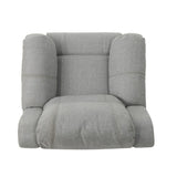 Christopher Knight Home® Noble House Manual Recliner Chair In Grey Linen Fabric, Dimensions 34.5" X 39" X 39