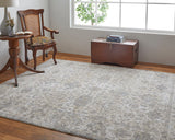 Feizy Rugs Celene Viscose/Polyester Machine Made Casual Rug Ivory/Tan/Gray 7'-9" x 10'