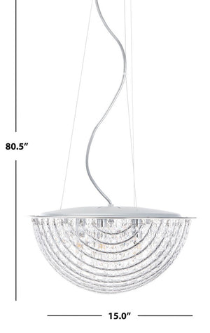 Safavieh Jossen Pendant Clear/Silver Hardware PND6004A