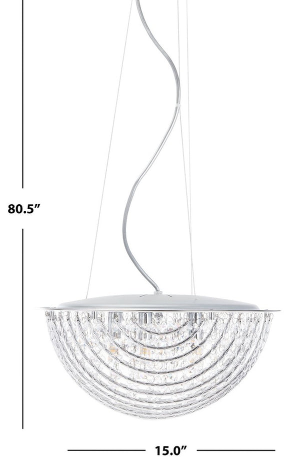 Safavieh Jossen Pendant Clear/Silver Hardware PND6004A