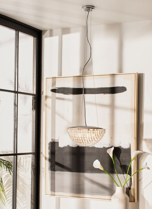 Safavieh Jossen Pendant Clear/Silver Hardware PND6004A